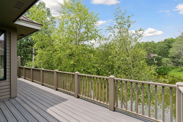 343 Waycliffe Dr N, Wayzata, MN 55391 - deck with view of wooded area