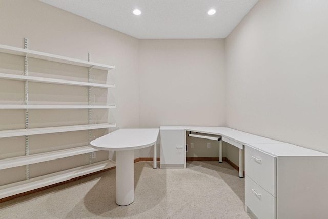 343 Waycliffe Dr N, Wayzata, MN 55391 - unfurnished office with recessed lighting and built in desk