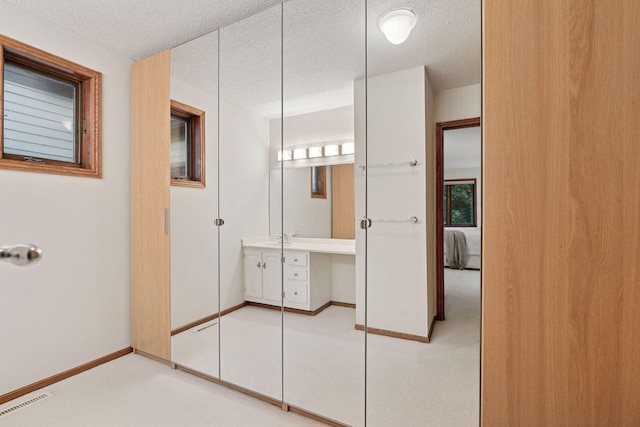 729 Summit Ave, Saint Paul, MN 55105 - ensuite bathroom featuring vanity and a textured ceiling