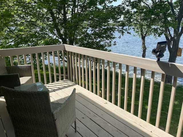 5960 165th St NE, Atwater, MN 56209 - balcony with a water view