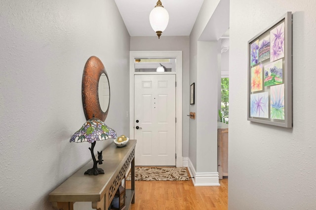 977 Portland Ave Unit 1, Saint Paul, MN 55104 - entrance foyer featuring light wood-style floors and baseboards