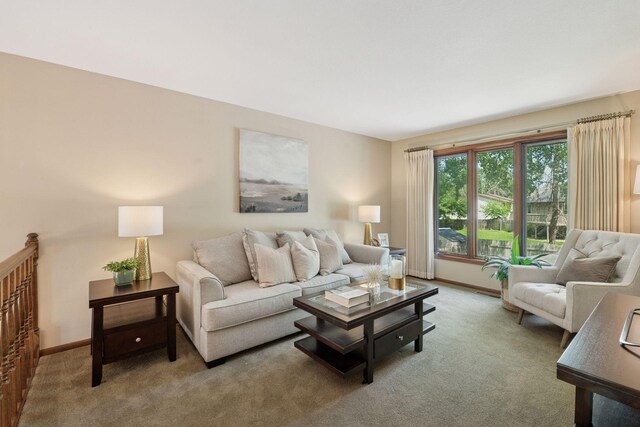 7516 Colorado Ave N, Brooklyn Park, MN 55443 - carpeted living room featuring baseboards