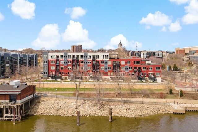 240 Spring St Unit 413, Saint Paul, MN 55102 - dock featuring a water view