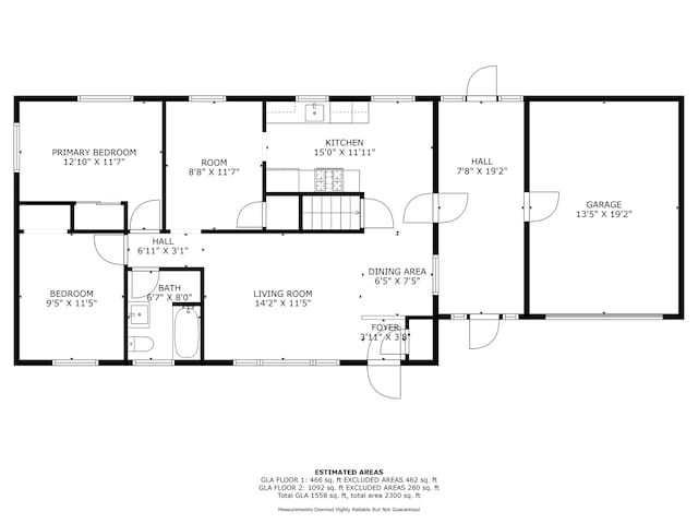 6121 Trinity Dr NE, Fridley, MN 55432 - view of room layout