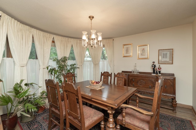 1163 Edgcumbe Rd Unit 1163, Saint Paul, MN 55105 - dining room with a chandelier and wood finished floors