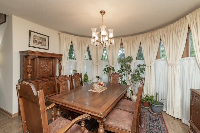 1163 Edgcumbe Rd Unit 1163, Saint Paul, MN 55105 - dining space with a chandelier, light wood-style flooring, and healthy amount of natural light