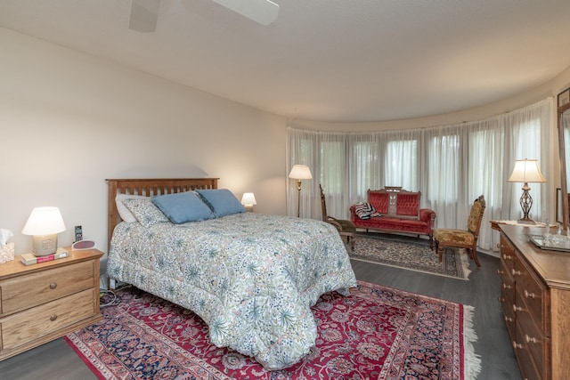 1163 Edgcumbe Rd Unit 1163, Saint Paul, MN 55105 - bedroom with wood finished floors and a ceiling fan