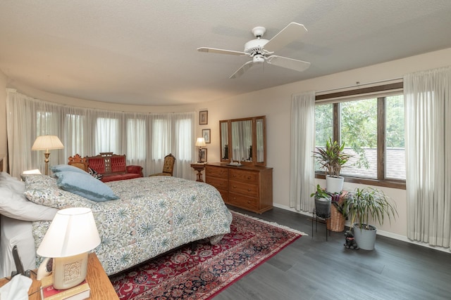 1163 Edgcumbe Rd Unit 1163, Saint Paul, MN 55105 - bedroom featuring wood finished floors and a ceiling fan
