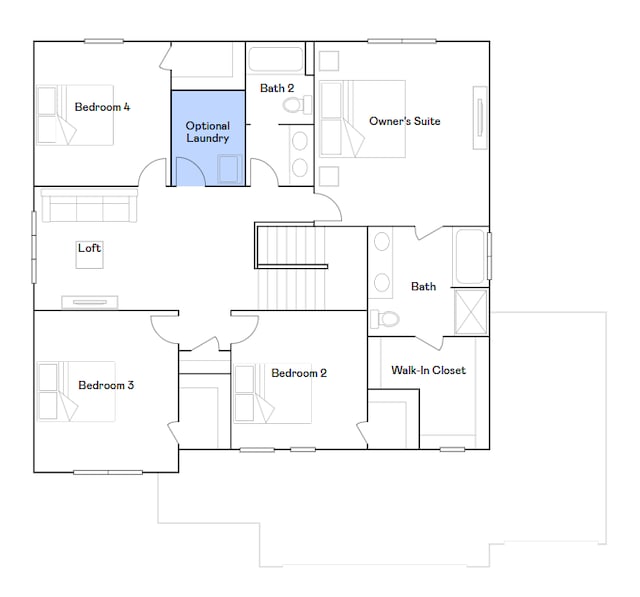 5890 Rathbun Ave NE, Otsego, MN 55374 - view of room layout