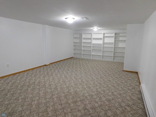 2524 25th Ave S, Fargo, ND 58103 - basement featuring a baseboard radiator and carpet flooring