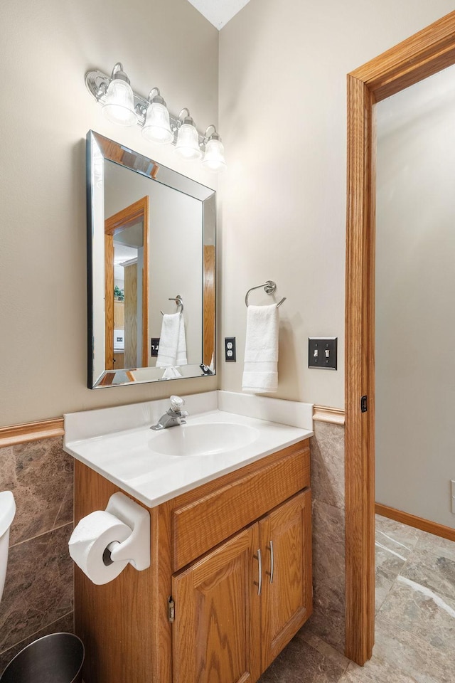 5390 157th St N, Hugo, MN 55038 - half bathroom with vanity and toilet
