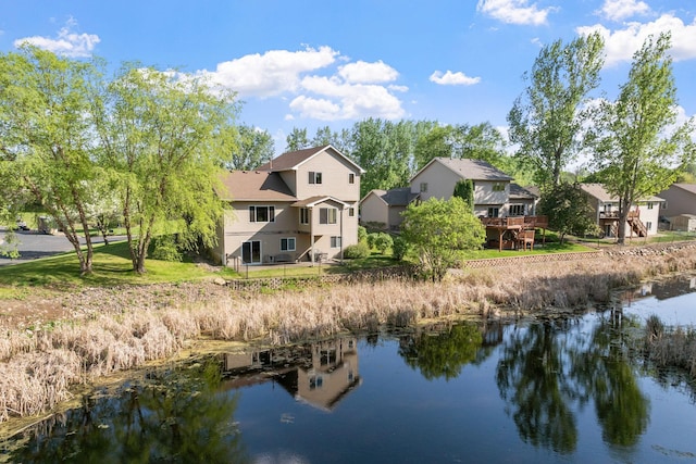 5390 157th St N, Hugo, MN 55038 - rear view of property with a water view and a residential view