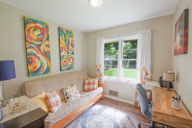 1016 26th Ave N, Saint Cloud, MN 56303 - home office featuring wood finished floors and baseboards