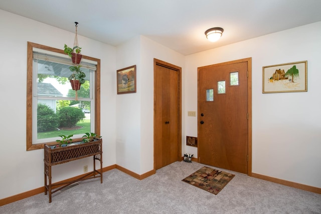 1704 Fair St, Mankato, MN 56001 - entryway with light colored carpet