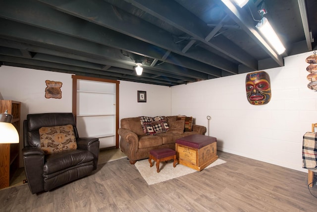 1704 Fair St, Mankato, MN 56001 - living room featuring wood finished floors