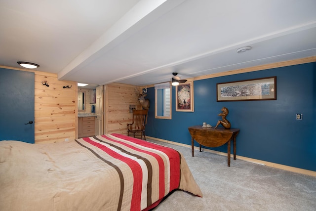 1704 Fair St, Mankato, MN 56001 - carpeted bedroom with baseboards