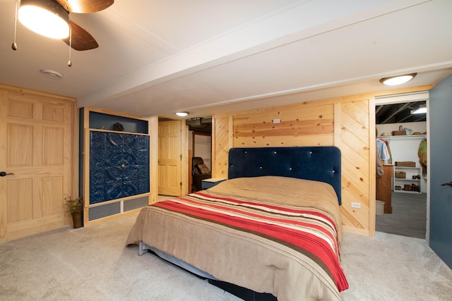 1704 Fair St, Mankato, MN 56001 - carpeted bedroom with ceiling fan