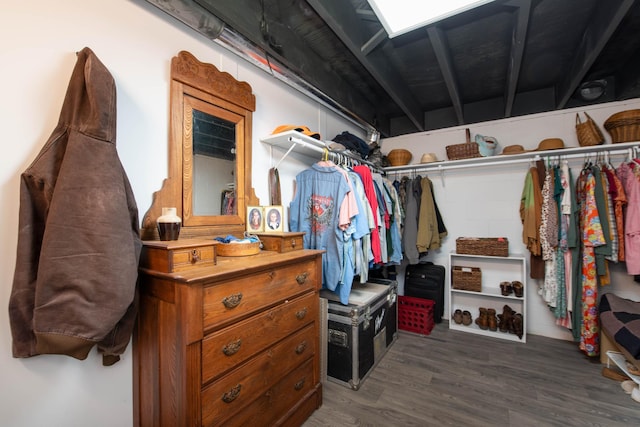 1704 Fair St, Mankato, MN 56001 - spacious closet featuring wood finished floors