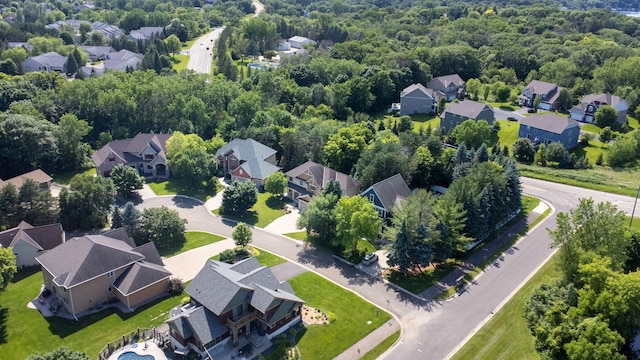 18658 Ponderosa Ct, Eden Prairie, MN 55347 - aerial perspective of suburban area