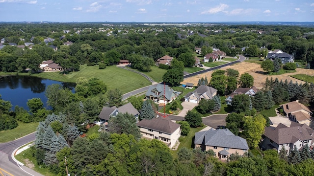 18658 Ponderosa Ct, Eden Prairie, MN 55347 - aerial view of residential area with a large body of water