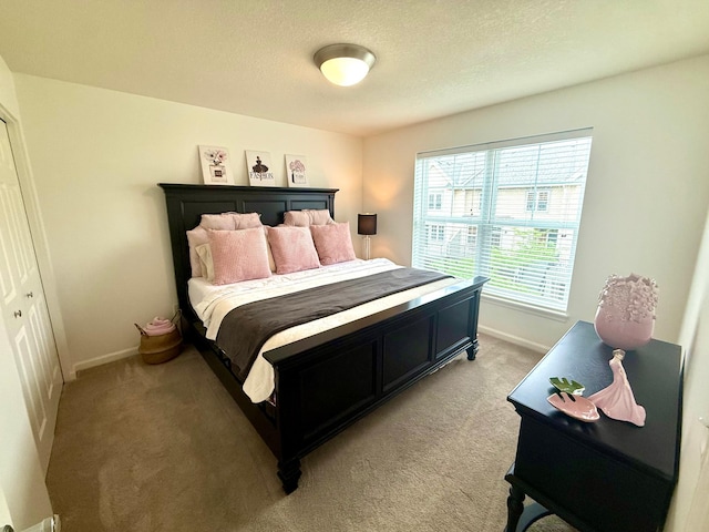 8124 Oakview Ln N Unit 47, Maple Grove, MN 55369 - bedroom with light carpet and a textured ceiling