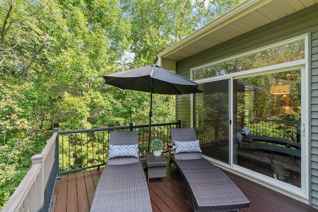 29680 Hidden Forest Blvd, Chisago City, MN 55013 - view of wooden terrace