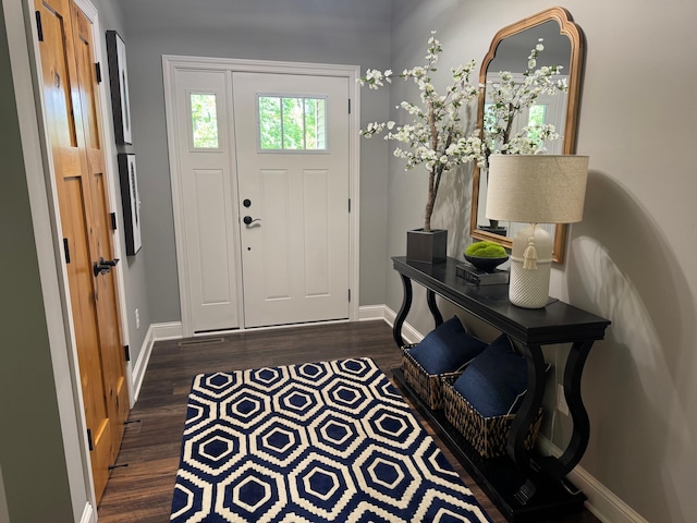 29680 Hidden Forest Blvd, Chisago City, MN 55013 - entrance foyer with dark wood finished floors