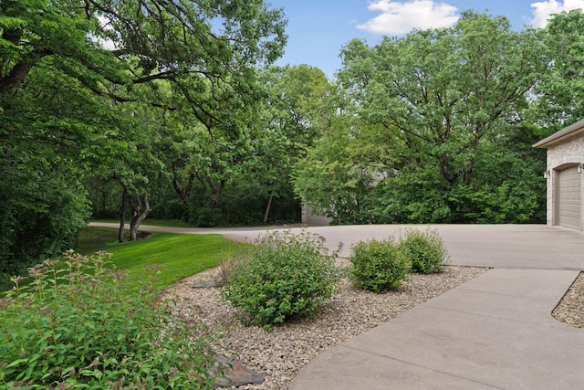 4584 162nd Ln NW, Andover, MN 55304 - view of grassy yard featuring a garage and driveway
