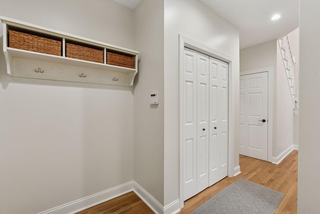 4584 162nd Ln NW, Andover, MN 55304 - mudroom featuring wood finished floors and recessed lighting