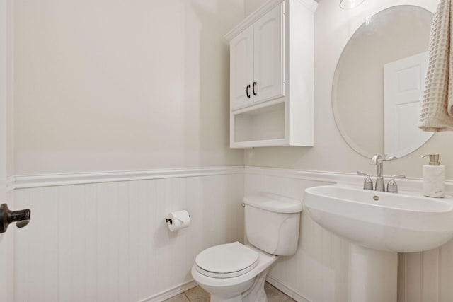4584 162nd Ln NW, Andover, MN 55304 - half bathroom with wainscoting and toilet