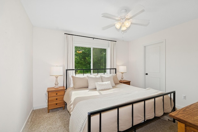 409 Birch Ave NW, Saint Michael, MN 55376 - bedroom with light colored carpet and a ceiling fan