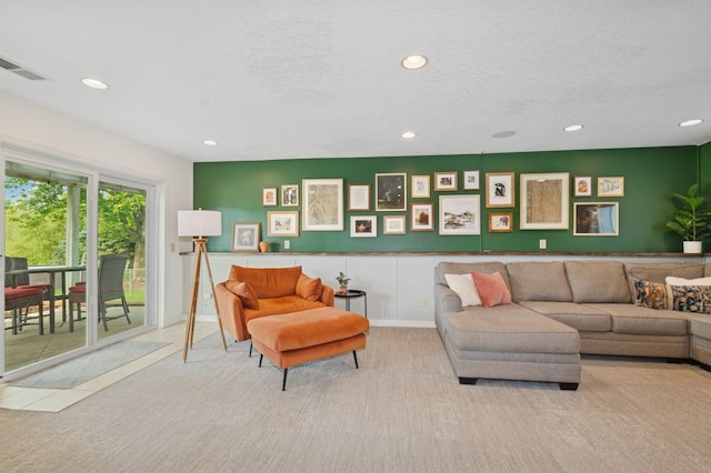 409 Birch Ave NW, Saint Michael, MN 55376 - carpeted living room with recessed lighting