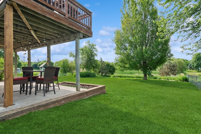 409 Birch Ave NW, Saint Michael, MN 55376 - view of grassy yard with a patio area