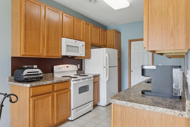 7308 Unity Ln N, Brooklyn Park, MN 55443 - kitchen featuring white appliances and light flooring