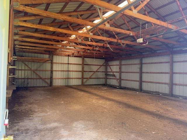 7300 County Road 8 NE, Longville, MN 56655 - garage with metal wall