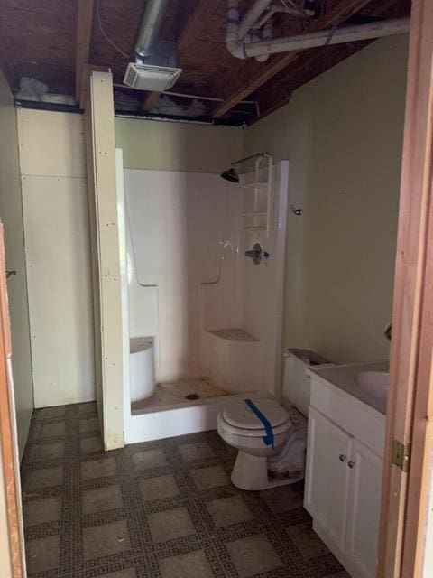 7300 County Road 8 NE, Longville, MN 56655 - full bath with vanity and a shower stall