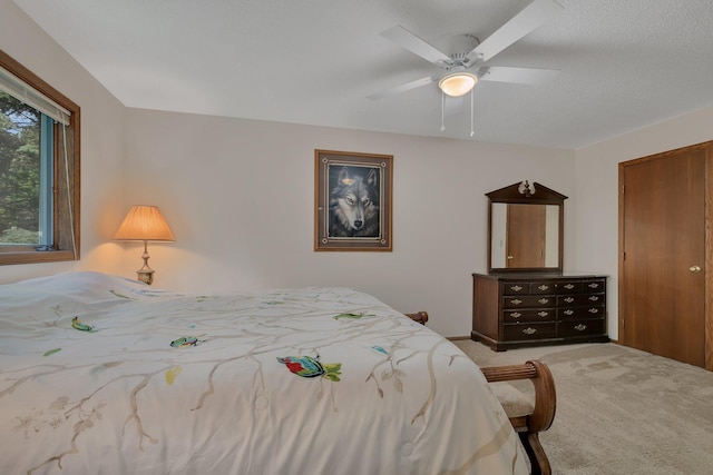 104 9th Ave N, Sartell, MN 56377 - carpeted bedroom with a ceiling fan