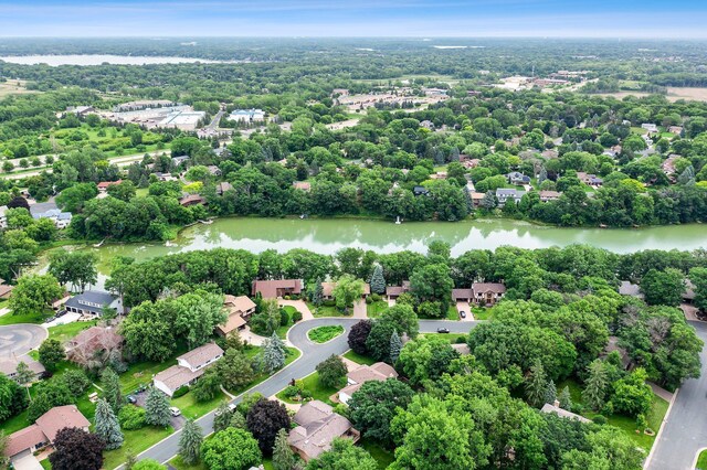 1267 Nursery Hill Ln, Arden Hills, MN 55112 - aerial view of residential area featuring a nearby body of water
