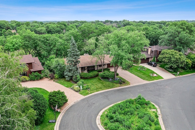 1267 Nursery Hill Ln, Arden Hills, MN 55112 - bird's eye view of a forest