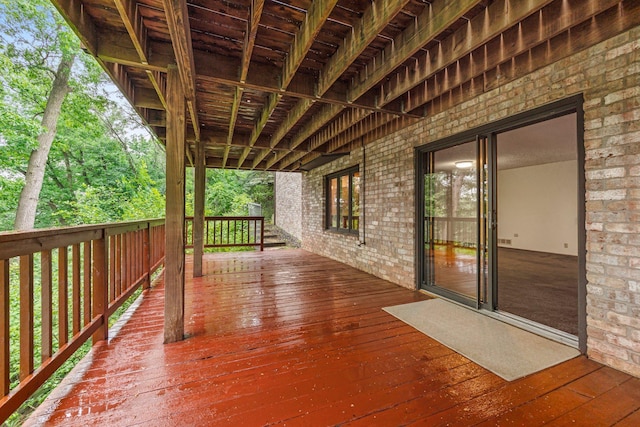 1267 Nursery Hill Ln, Arden Hills, MN 55112 - view of wooden terrace