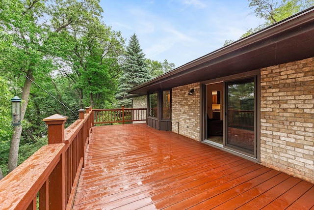 1267 Nursery Hill Ln, Arden Hills, MN 55112 - view of wooden deck