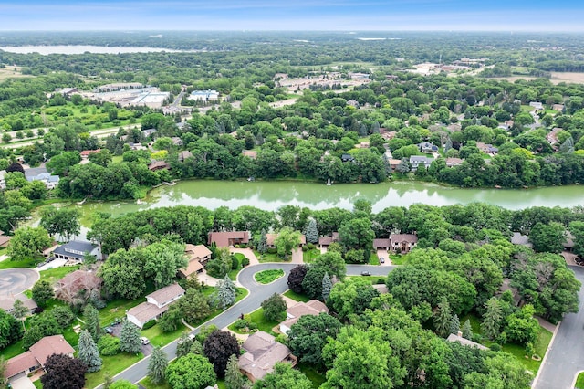 1267 Nursery Hill Ln, Arden Hills, MN 55112 - aerial view of residential area featuring a nearby body of water