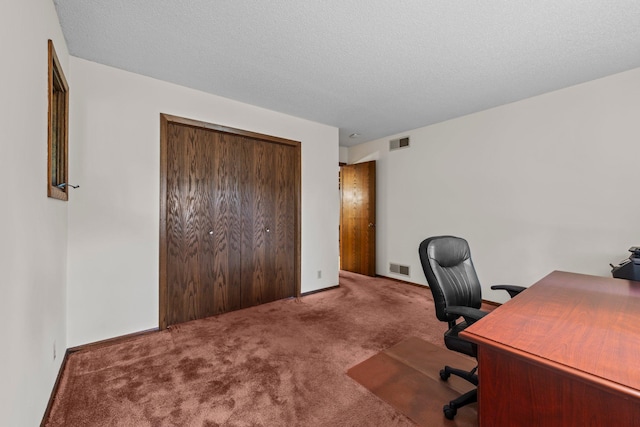 1267 Nursery Hill Ln, Arden Hills, MN 55112 - carpeted home office featuring baseboards