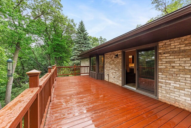 1267 Nursery Hill Ln, Arden Hills, MN 55112 - view of wooden terrace