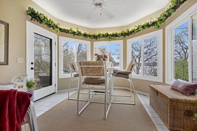 780 Virginia Shores Cir, Excelsior, MN 55331 - sunroom featuring tile patterned floors and baseboards