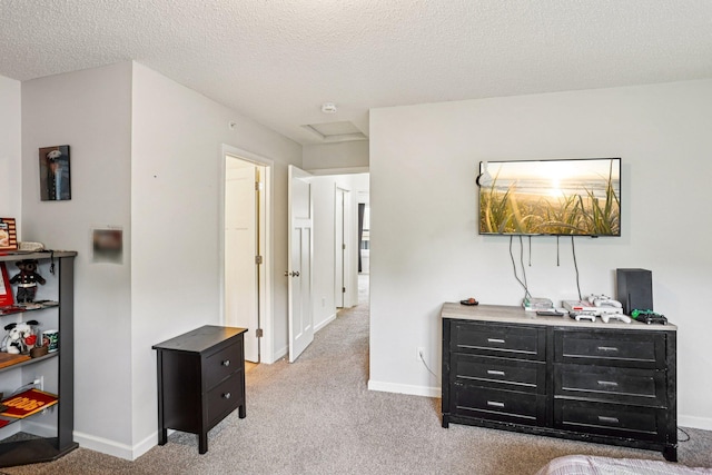 8257 Norwood Ln N, Maple Grove, MN 55369 - bedroom with light carpet and a textured ceiling