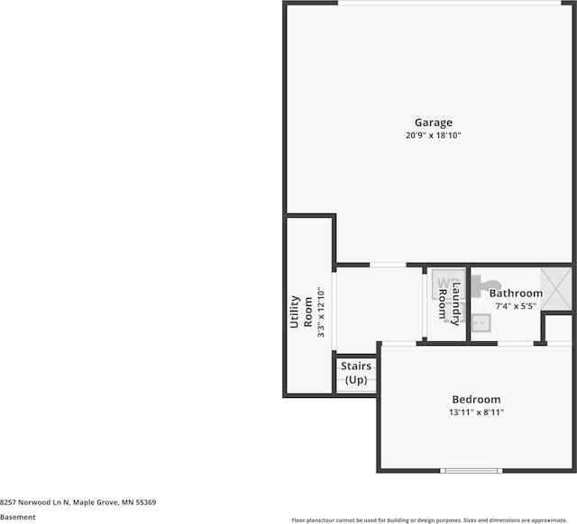 8257 Norwood Ln N, Maple Grove, MN 55369 - view of room layout