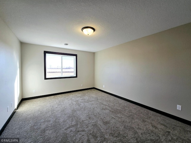 2101 Nelson St, Saint Peter, MN 56082 - carpeted spare room featuring baseboards and a textured ceiling
