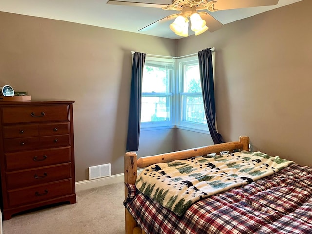 8412 4th Ave S, Bloomington, MN 55420 - bedroom with light colored carpet and a ceiling fan