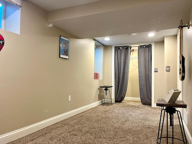 8412 4th Ave S, Bloomington, MN 55420 - interior space with carpet and recessed lighting